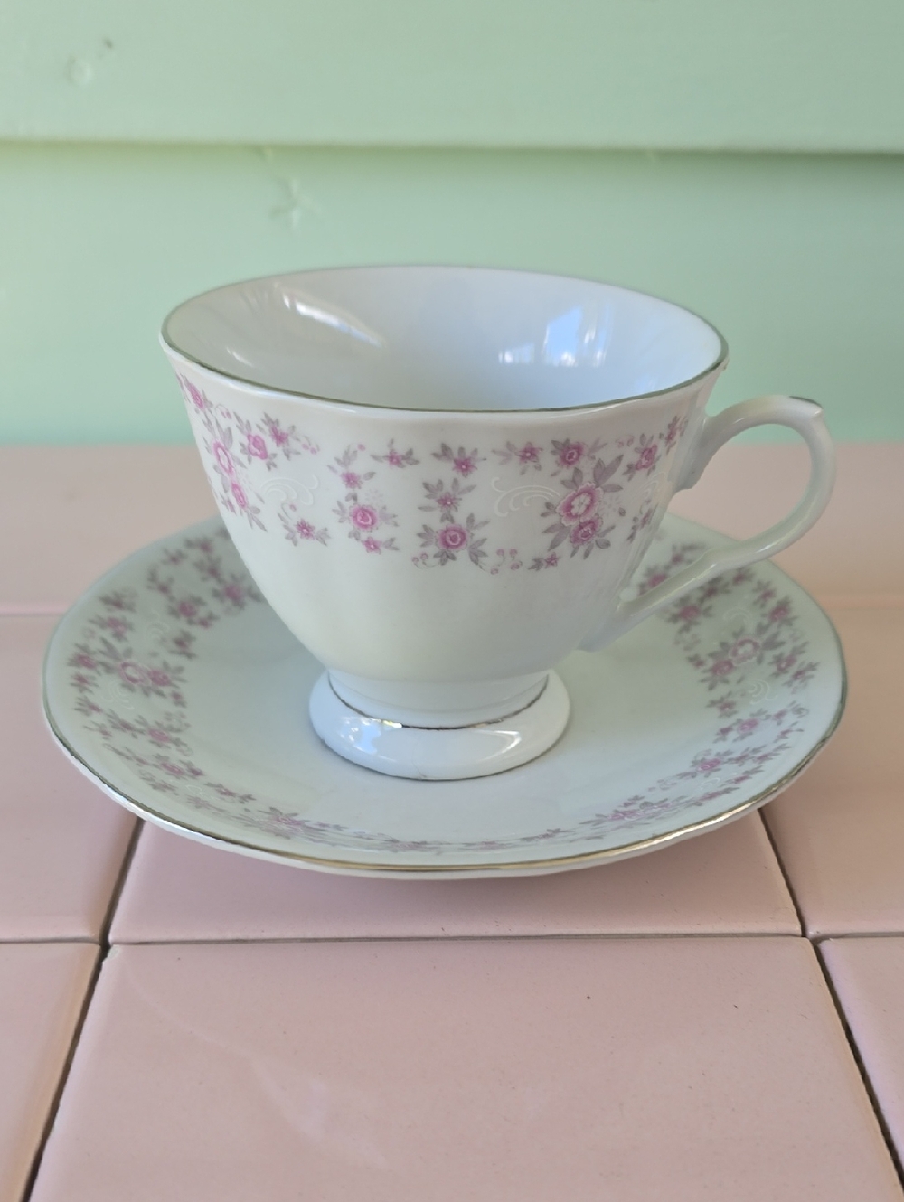 Vintage Cup And Saucer #4